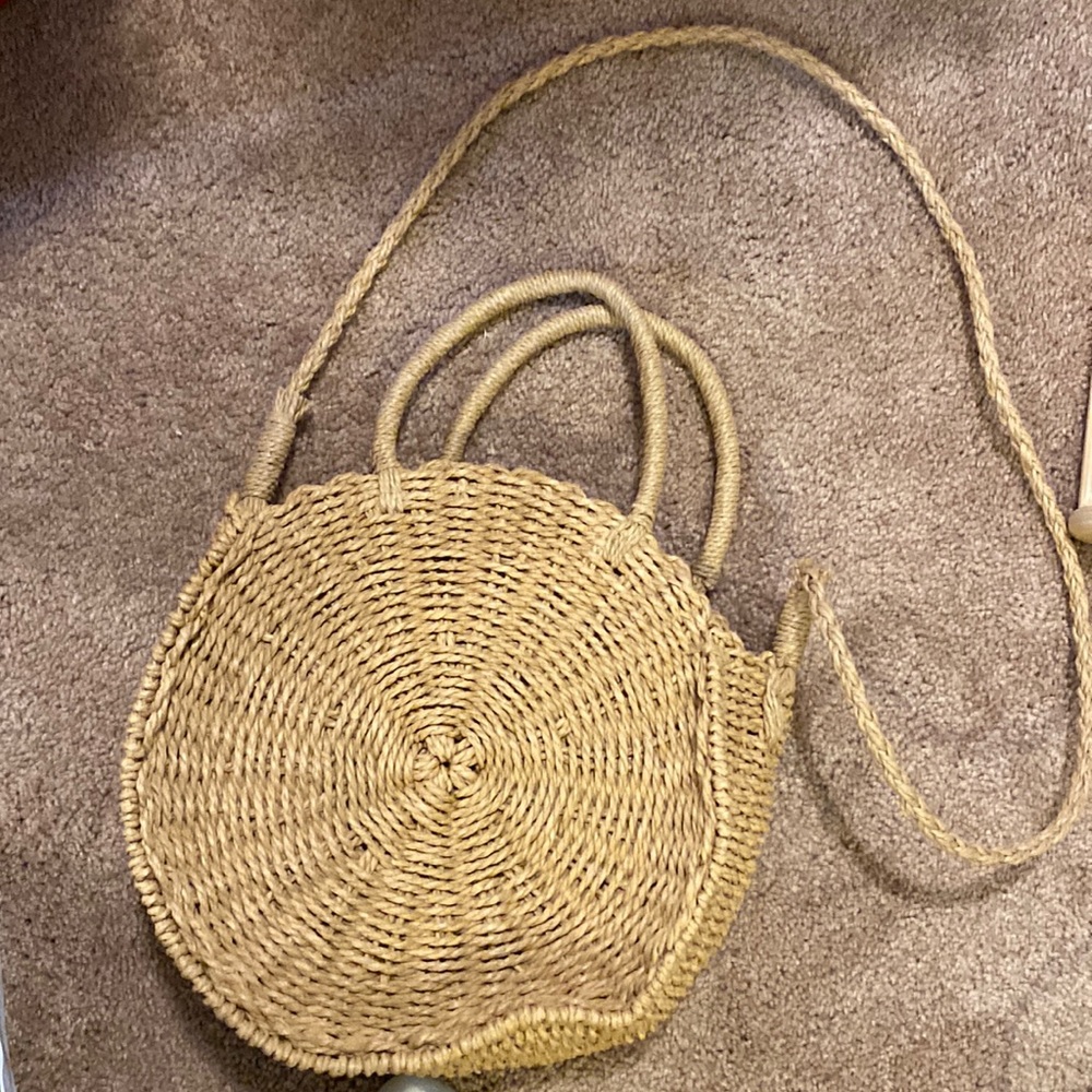 NWOT straw bag
